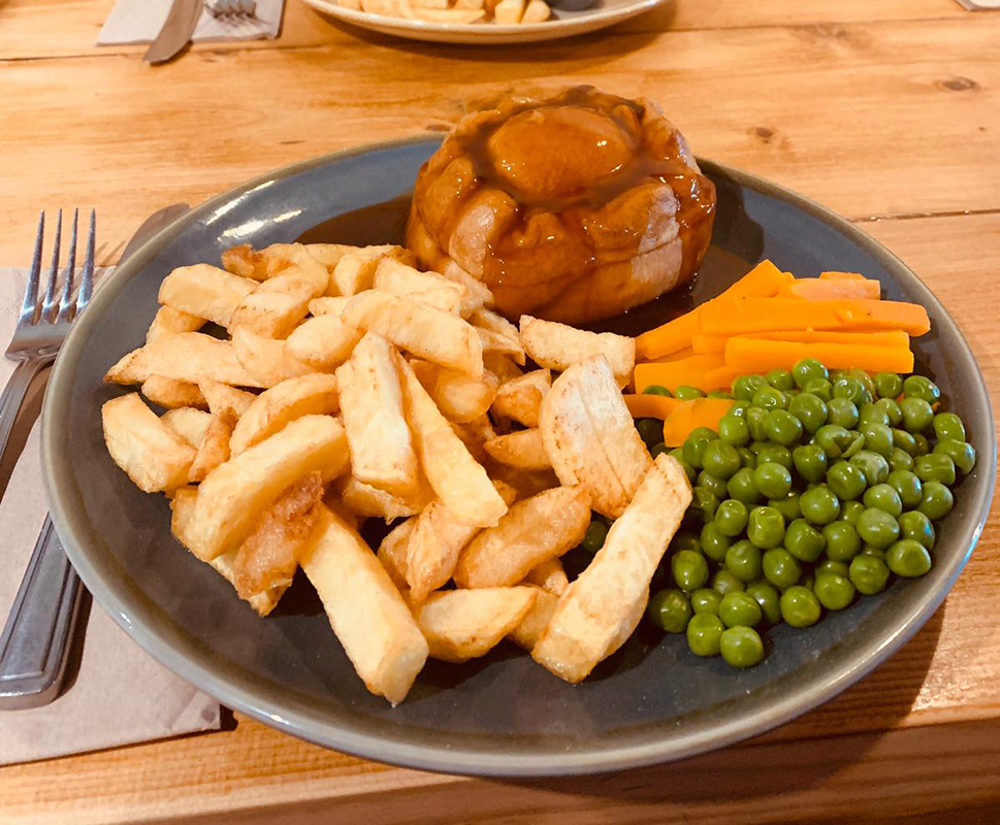 Freshly prepared food at The Hibernia